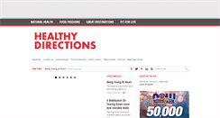 Desktop Screenshot of healthydirections.ca